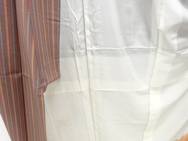  縞模様　小紋着物